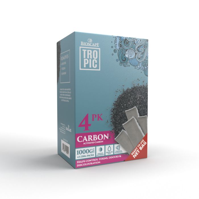 Bioscape Premium Carbon Pouches 1000gm 4 x 250gm