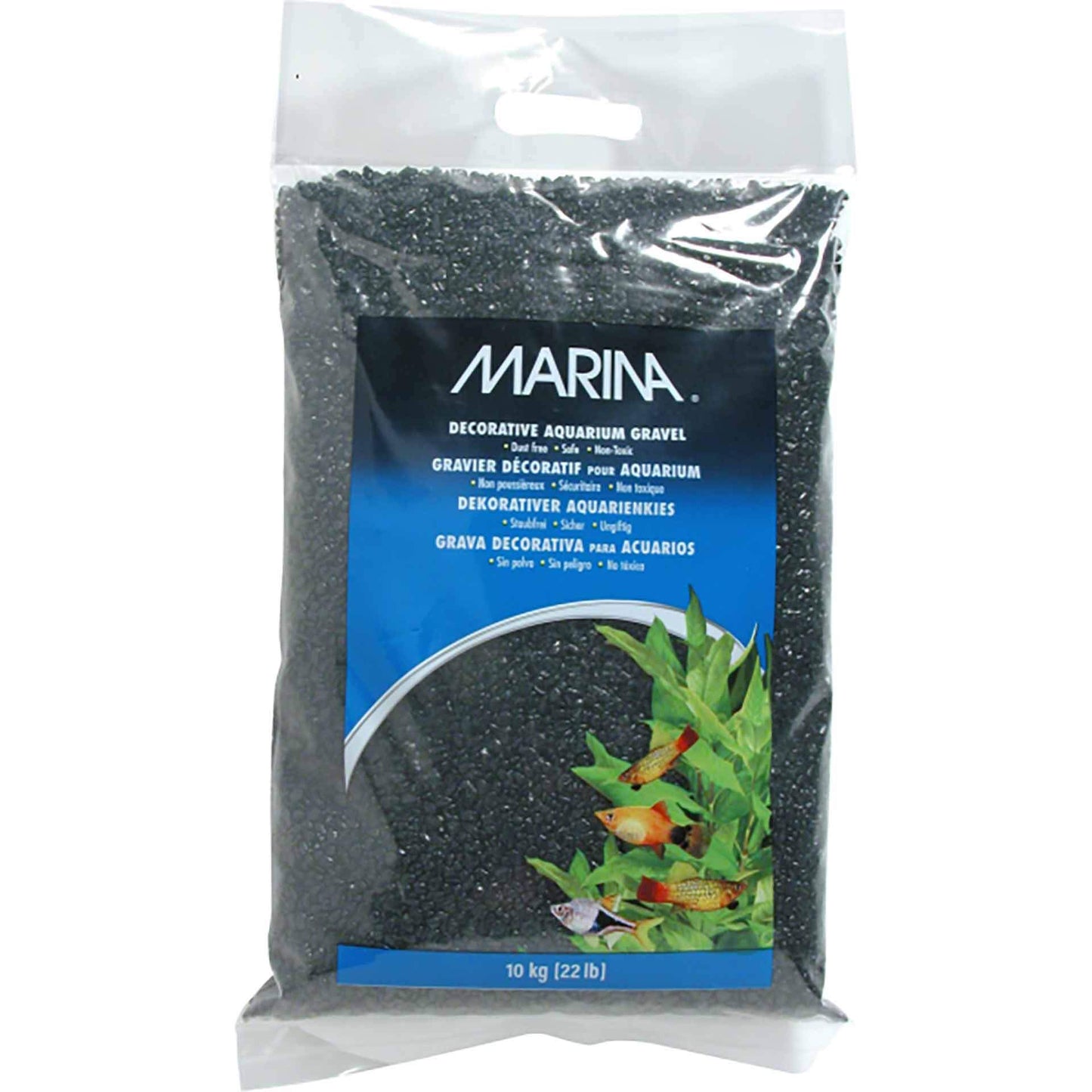 Marina Gloss Black Gravel 10kg