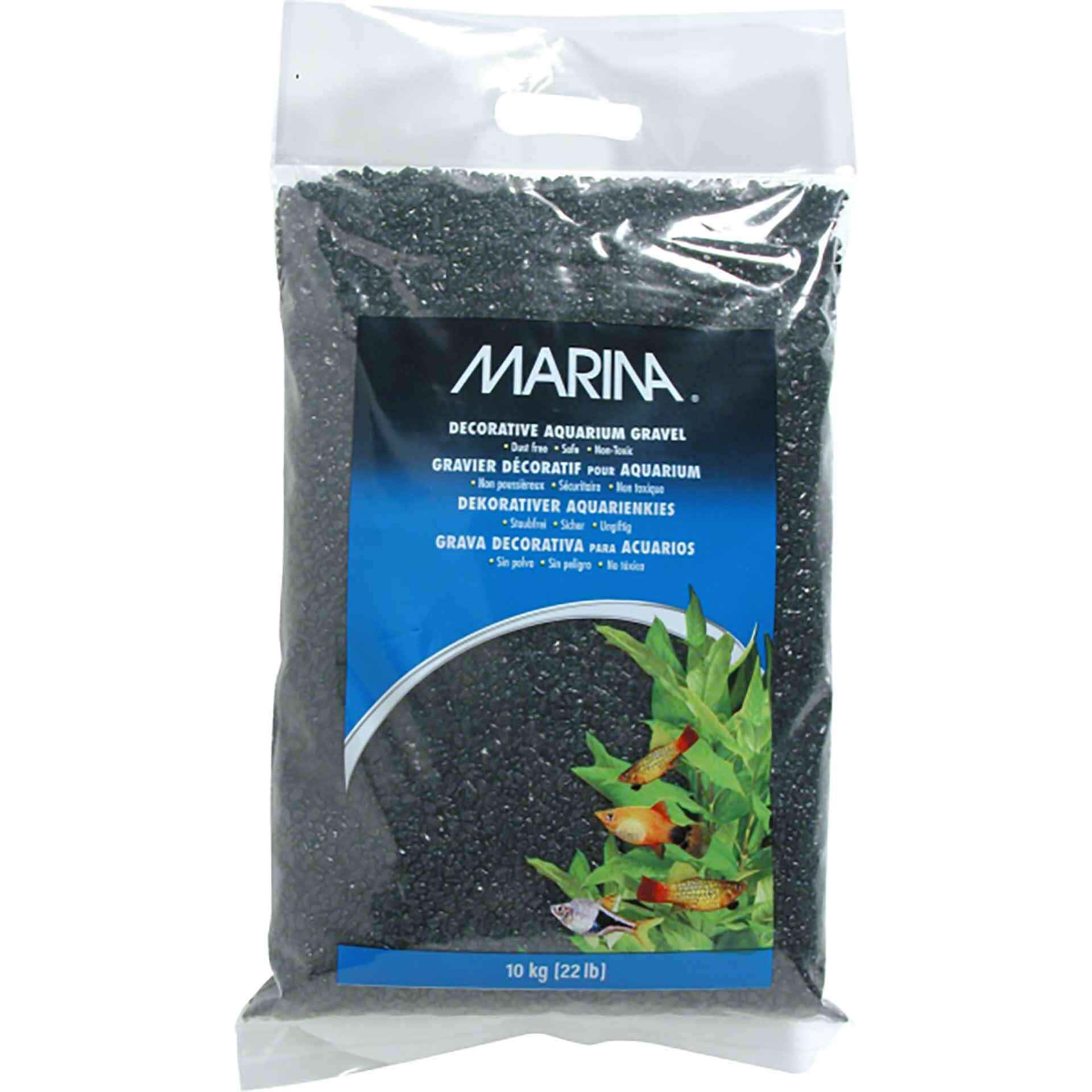 Marina Gloss Black Gravel 10kg